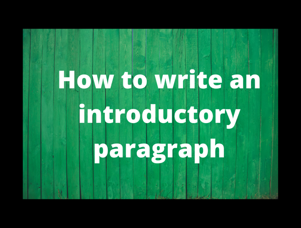 examples of essay writing introduction