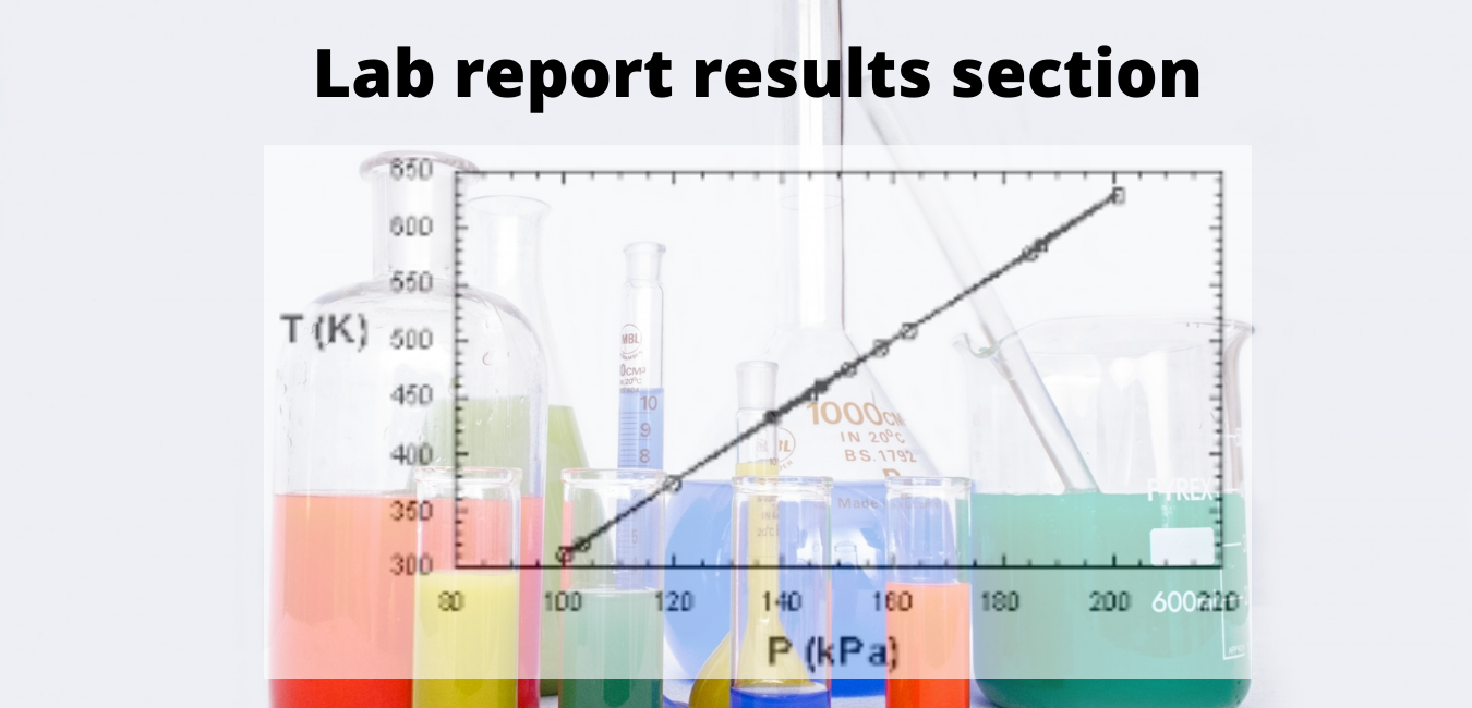 How to write result section of a lab report